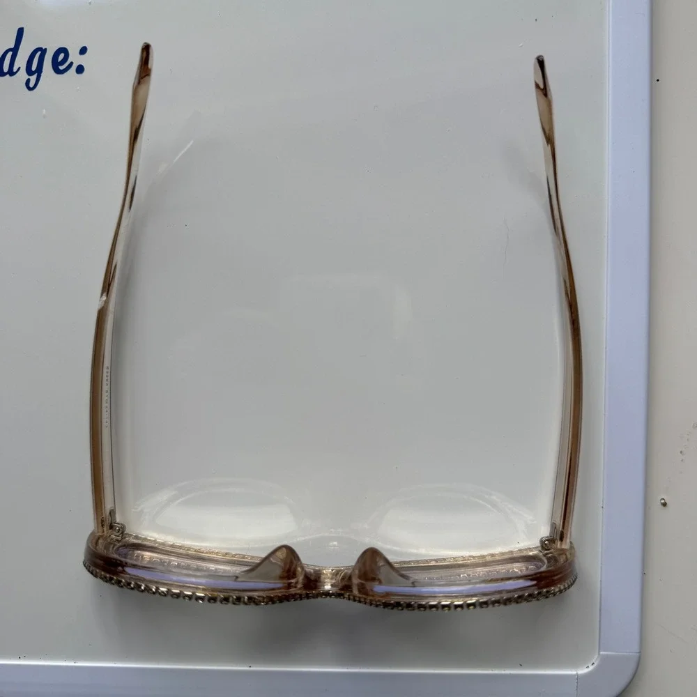 Glamorous Cat Eye Rhinestone Glasses Clear Lens Fashion Statement Eyewear‎ Z3293